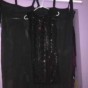 Black sparkly dress